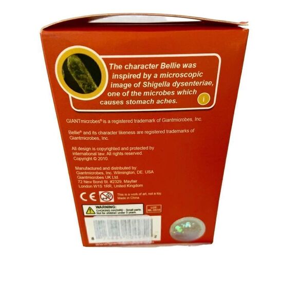 Giant Microbes By Drew Oliver “Bellie” Figurine W Box & Book - Picture 5 of 6